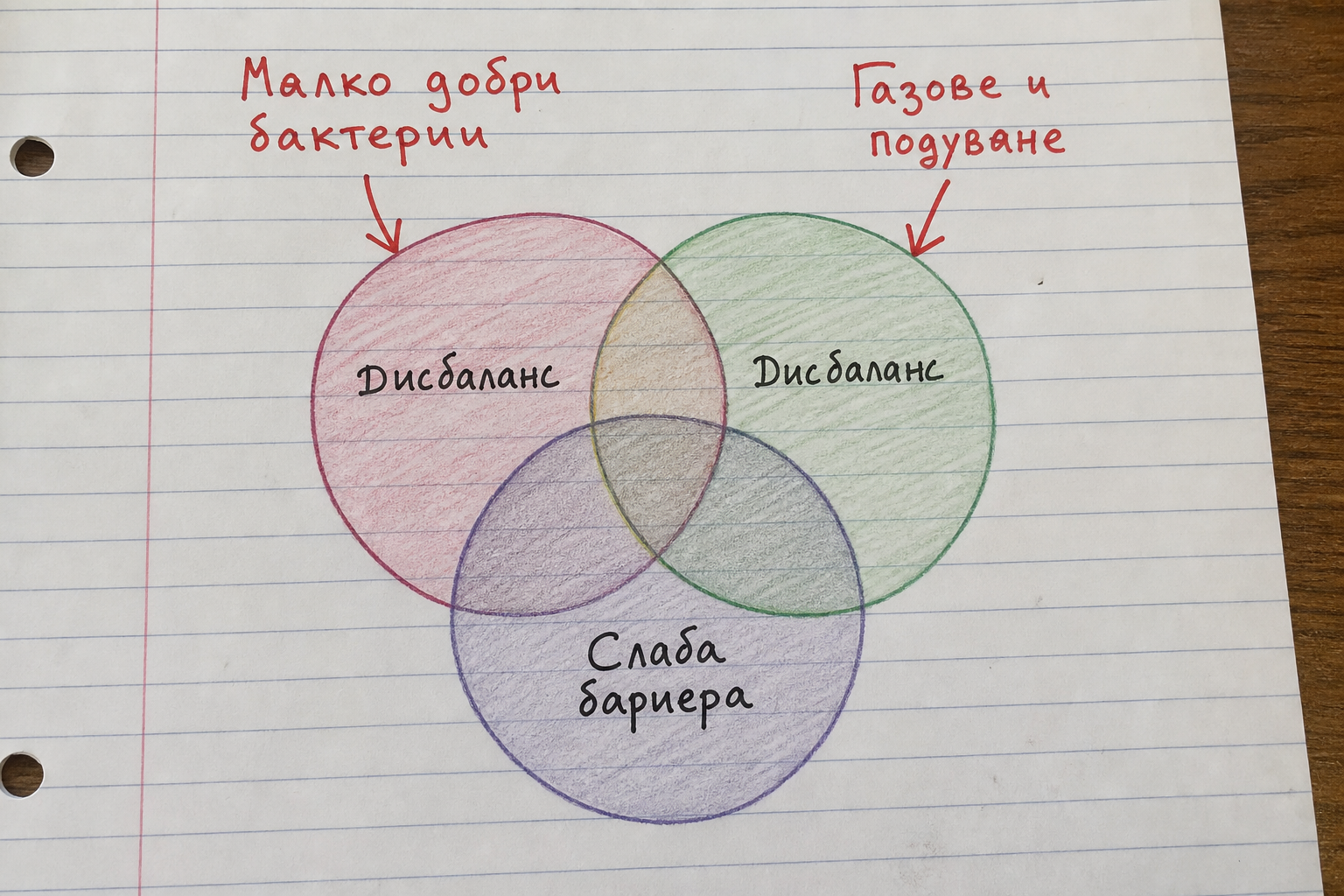 Трите причини за подуване